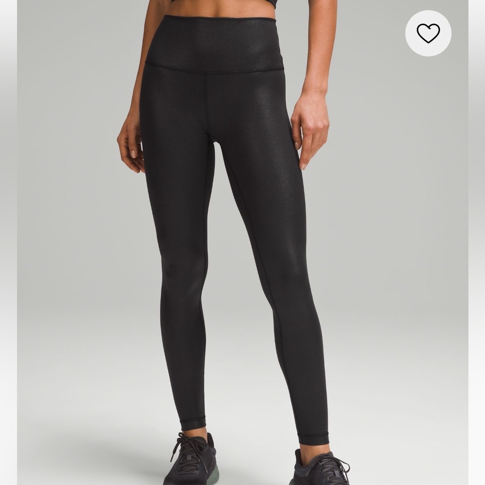 Lululemon | size 4 | wunder train HR tight 28” foil